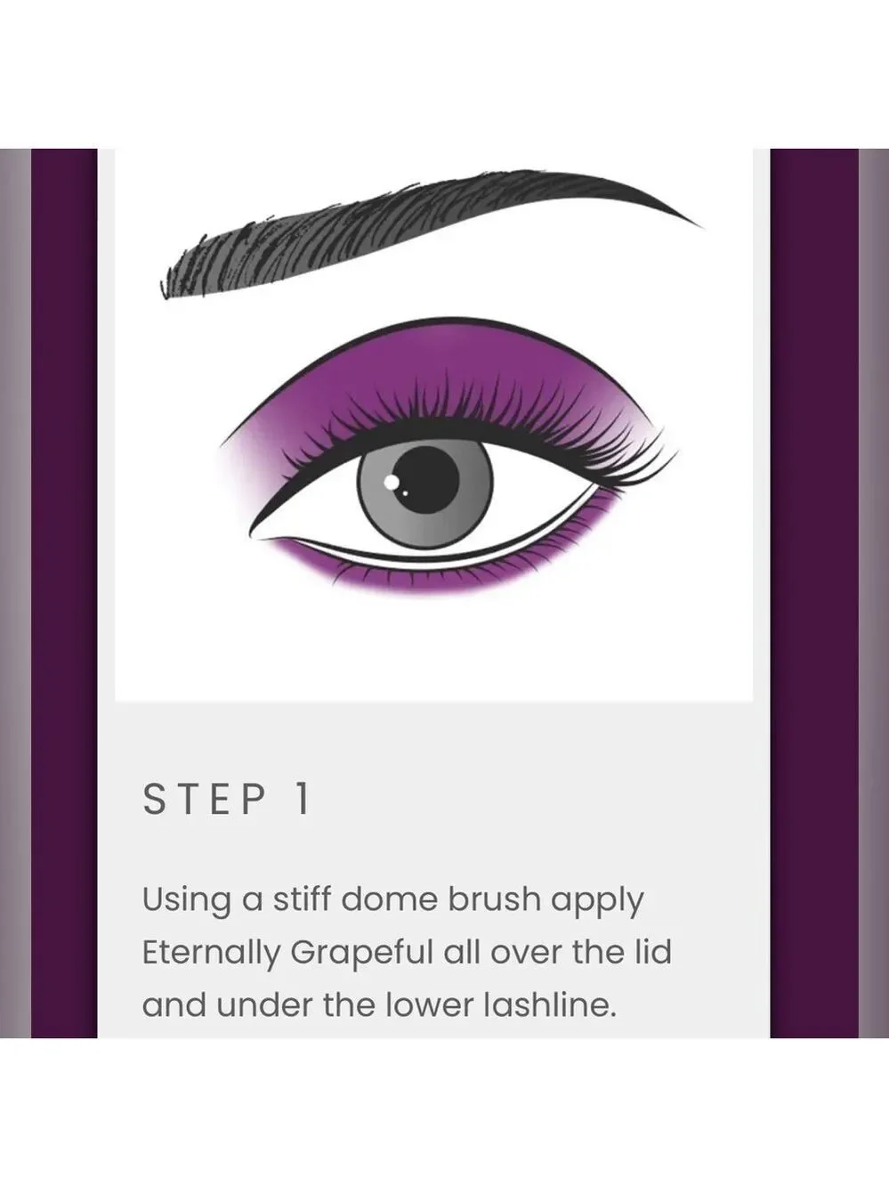Makeup Geek ETERNALLY GRAPEFUL Signature Eyeshadow | NEW | Deep Cool Purple | MG